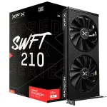 Vaizdo plok&scaron;tė XFX Radeon RX 7600 &ndash; 8 GB GDDR6, PCIe 4.0, 128 bit, 2x DisplayPort 2.1, HDMI 2.1, 2 ventiliatoriai