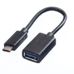 Adapterinis kabelis USB 3.1 C-A M/F 0,15 m VALUE 11.99.9030