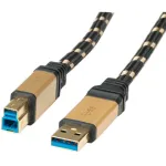 USB 3.0 laidas ROLINE GOLD Type A M - B M 3,0 m