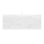 Contour Design Active Key Contour QuickClean medicininė klaviatūra IP68 kompakti&scaron;ka laida balta DE C7012
