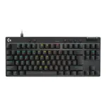 Logitech G PRO X TKL RAPID klaviatūra žaidimams USB QWERTY Juoda