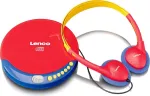 Ne&scaron;iojamas CD grotuvas Lenco CD-021 įvairiaspalvis