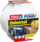 TESA extra Power Universal lipni juosta &ndash; tvirtinimui, amatams, ženklinimui, remontui &ndash; vidaus ir lauko naudojimui &ndash; balta (56348-5-3)