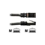 DIGITUS PatchSee PCI6 FTP Black Cat6a 1,2m &ndash; tinklo jungiamasis laidas