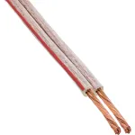 InLine garsiakalbių kabelis 2x 2,5 mm&sup2; CCA permatomas 50 m