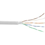 InLine telefono kabelis 8 gyslų kietas montavimo 4x2x0,6 mm ekranuotas 25 m