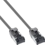 InLine Patch laidas plonas, U/FTP, Cat.8.1, TPE be halogenų, pilkas 2m