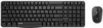 Bevielis klaviatūros ir pelės rinkinys Rapoo X1800S Office RF Wireless QWERTZ voki&scaron;kas juodas