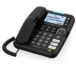 Amplicomms BigTel 1580 DECT ragelis su laisvų rankų funkcija, suderinamas su klausos aparatais, perrinkimas, sekretorė, LED ekranas (ATL1423341)