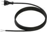 BACHMANN contour maitinimo laidas 5m juodas 248.176 H07RN-F 2x1,5 Plug Type 24G, laisvas 248.176 (248.176)