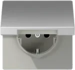 Jung SCHUKO ki&scaron;tukinis lizdas 16A 250V su uždedamu dangteliu AL 1520 KL AN (AL1520KLAN)