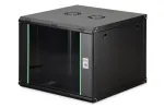 DIGITUS Dynamic-N sieninis tinklo spintos korpusas 9U 19 col. 600x600 mm, IP20, su raktiniu užraktu, nesurinktas