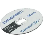Pjovimo diskai Dremel EZ SpeedClic ploni pjovimo diskeliai 5 vnt.