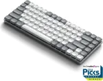 Satechi SM1 Slim mechaninė klaviatūra su foniniu ap&scaron;vietimu, belaidė Bluetooth, voki&scaron;kas i&scaron;dėstymas, &scaron;viesi (ST-KSM1LT-DE)