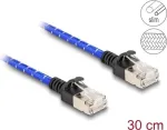 DeLOCK RJ45 Cat.6A tinklo kabelis 0,3 m mėlynas