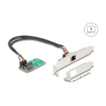DeLOCK 95268 Vidinė RJ-45 adapterio plok&scaron;tė Mini PCI Express 2.5 Gbit/s