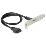 Lizdinės plok&scaron;tės laikiklis DeLOCK 89937 su 1 x USB Type-C prievadu