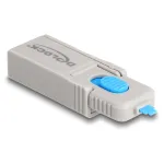 Prieigos raktas DeLOCK 20969 DisplayPort HDMI USB-A USB-C pilkas