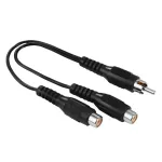 Hama 00205183 garso kabelis RCA 2 x RCA juodas