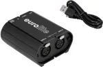DMX sąsaja EUROLITE USB/LAN-DMX 2x512ch (51860117) &ndash; USB ir Ethernet valdymui