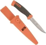 Karpymo peilis BAHCO SB-2446 su dviejų komponentų juoda/oranžine rankena, ilgis 220 mm