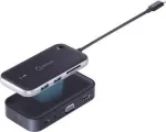 Renkforce RF-4499450 USB-C&trade; Mini dokavimo stotelė su kortelių skaitytuvu, universali