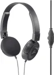RF-HS-130 Ausinės ant ausų, laidinės, stereo, juodos, lankelis (RF-5152722)