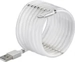 Renkforce USB 2.0 jungiamasis laidas [1x USB 2.0 A ki&scaron;tukas &ndash; 1x Apple Lightning ki&scaron;tukas] 1,00 m Baltas (TO-6897012)
