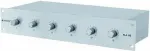Zoninis valdiklis Omnitronic ELA 6S 10W &ndash; 6 zonų PA valdiklis, 10 W i&scaron;ėjimas