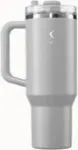 Lurch 240878 Big Cup izoliuotas puodelis, 1,2 l, Jura pilkos spalvos