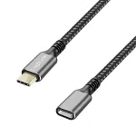 USB 3.2 Gen2 Type-C prailginimo laidas, USB-C (vyri&scaron;kas) į USB-C (moteri&scaron;kas), PD, 1 m