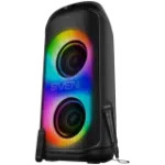Garsiakalbis SVEN PS-1050, juodas (200W, TWS, Bluetooth, FM, USB, microSD, LED ekranas, 7200mAh)