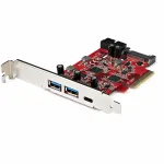 &bdquo;StarTech.com&ldquo; 5 prievadų USB PCIe kortelė &ndash; 10Gbps USB 3.1 Gen 2 PCIe kortelė su 1x USB-C ir 2x USB-A &ndash; 1x 2 prievadų IDC (vidinis 5Gbps USB lizdų plėtinys) &ndash; USB-C PCI Express valdiklio kortelė