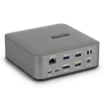 StarTech.com Thunderbolt 5 dokavimo stotis, DP / HDMI, trijų monitorių dokas iki 4K 144Hz arba dviejų 8K 60Hz, 5x USB prievadai, 140W ne&scaron;iojamojo kompiuterio įkrovimas