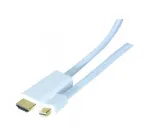 Hypertec 128061-HY vaizdo kabelio adapteris 2 m HDMI A tipo (standartinis) Mini DisplayPort baltas