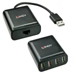 Lindy USB 2.0 Cat.6 ilgintuvas 60m 4 prievadai