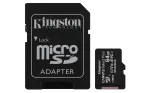 Kingston Canvas Select Plus 64GB microSDXC A1 C10 100R atminties kortelė su adapteriu