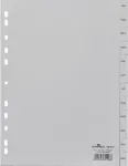 DURABLE Monthly Index A4 January-December Portrait 12-Tab Polypropylene Grey (6514-10)