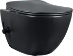 DEANTE Unitazas su Bidet Funkcija - su Mai&scaron;ytuvu, Pastatomas, Be Apvado, Dvigubas Nuleidimas 3/5L, Baltas, Keramika, &Scaron;velnaus Užsidarymo Sėdynė