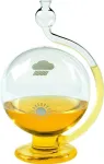 TFA 29.2000.01 Weather Globe &ndash; analoginis barometras, termometras, higrometras &ndash; juodas/chromas