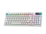 Logitech G316 X 98 Compact Mechanical Gaming Keyboard, GX Brown Tactile, LIGHTSYNC RGB, White, German Layout