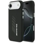 Mercedes-AMG Silicone Oversize Rhombs MagSafe dėklas iPhone Air, juodas