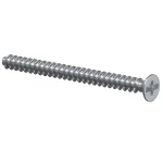 KAISER ELEKTRO 2472-40 Įrenginio varžtas 3,2 x 40 mm, plok&scaron;čia galvutė, ply&scaron;inis, cinkuotas plienas, 1 vnt.