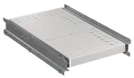 EFB Elektronik Heavy-Duty Pull-Out Shelf 6 x Side Mounting 140 kg RAL7035