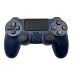 &bdquo;GameBox P4&ldquo; belaidis vibracinis Bluetooth valdiklis, skirtas &bdquo;PlayStation 4&ldquo; / PC / TV / TV dėžutei &ndash; kamufliažinė mėlyna
