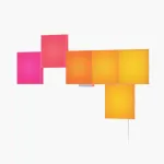 Nanoleaf Blocks Big Squares Starter Kit N8100K02-6BS, 6 LED panelės, 16 mln.+ spalvų, Wi-Fi 2,4 GHz, suderinama su Apple Home/Alexa/Google Home/SmartThings