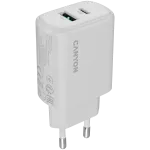 CANYON OnCharge 200 20W 1xPD 1xQC EU White Wall Charger