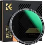 K&F Concept kintamo tankio ND filtras ND2-ND32 82mm True Color MRC Nano X