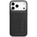 Audi TT Synthetic Leather MagSafe Case, skirta iPhone 17 Pro, juoda