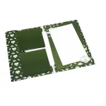 Artoz Papier Lai&scaron;kų Popieriaus Rinkinys su Vokais &Scaron;uns Motyvu Alyvuogių Žalia DIN A5 80 g/m&sup2; 1 Pak.